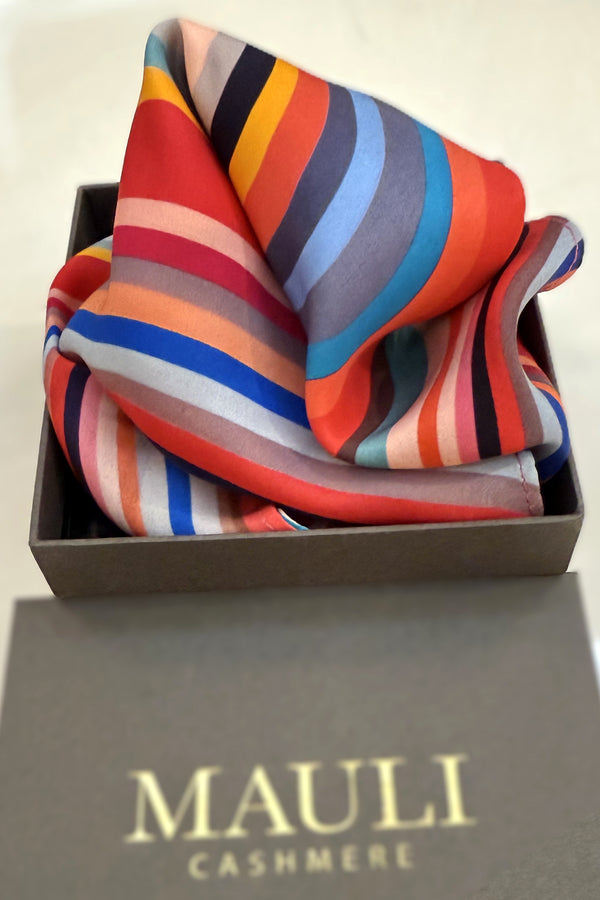 Riviera Dusk  | Pure Silk Pocket Square